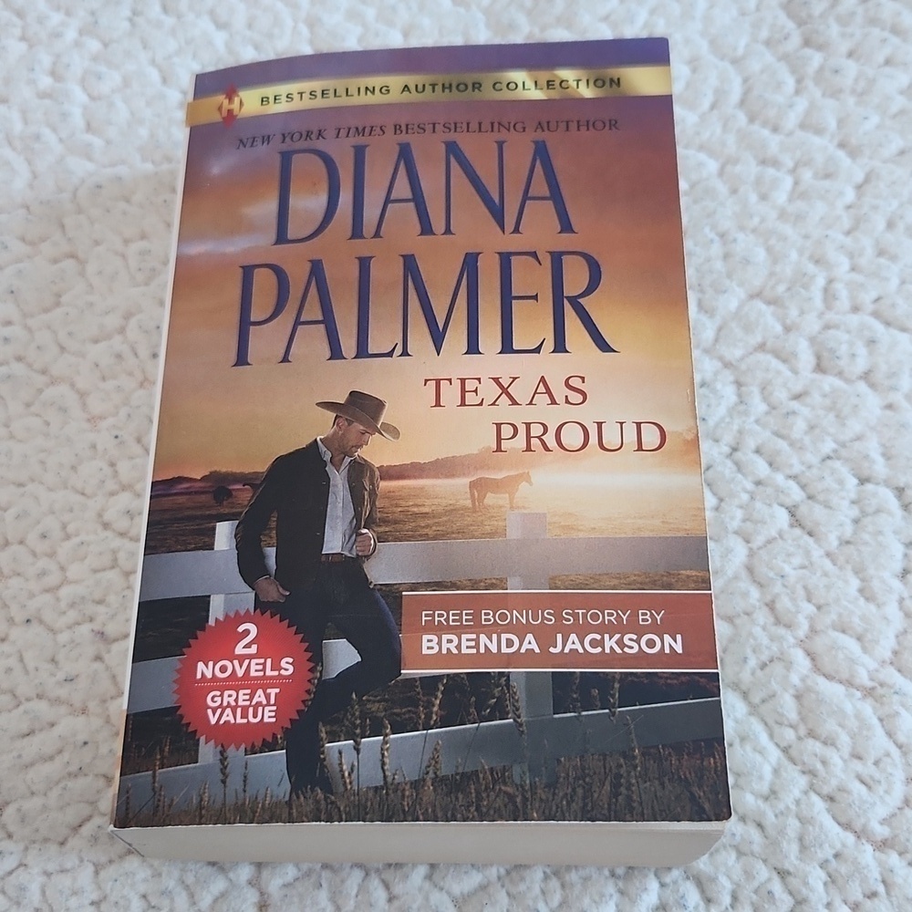 Diana Palmer Texas Proud best seller Western romance soft cover novel…